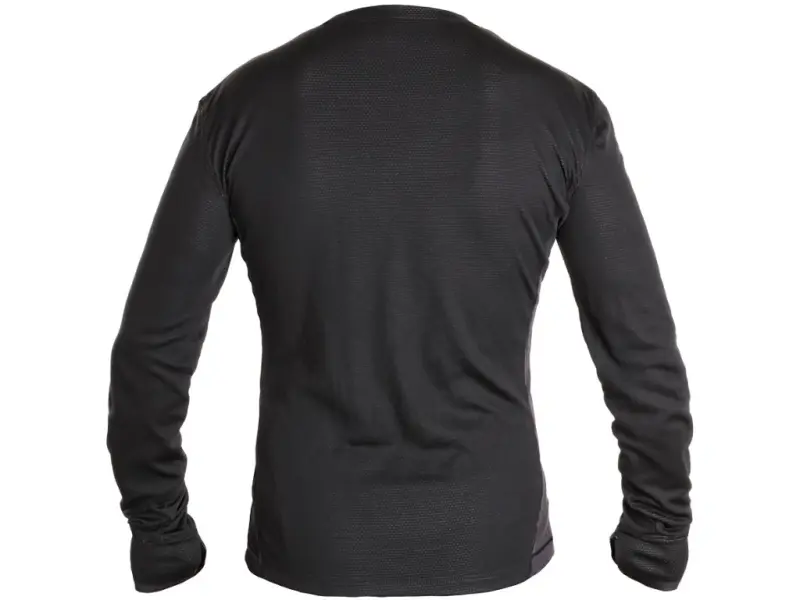 Tričko CXS COOLDRY, funkční, dlouhý rukáv, pánské, černo-tmavě šedé, vel. XL