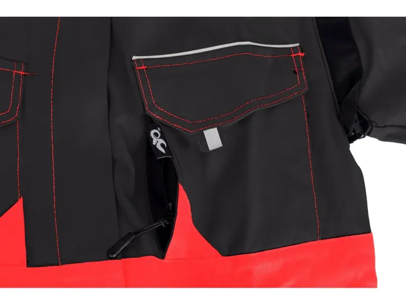 Kombinéza CXS LUXY ROBERT, pánská, černo-červená, vel. 64