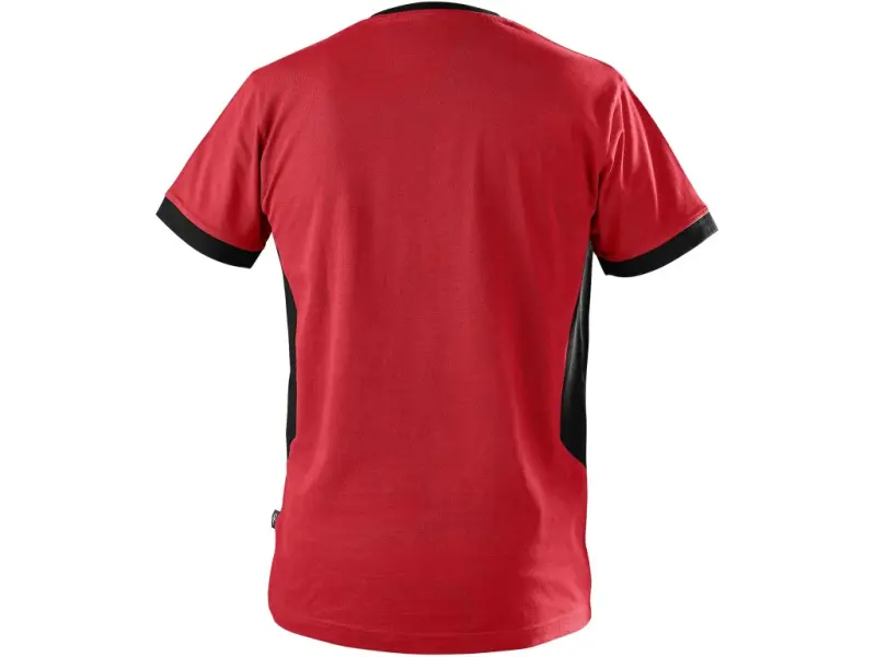 Tričko CXS OWEN, krátký rukáv, pánské, červeno-černé, vel. L