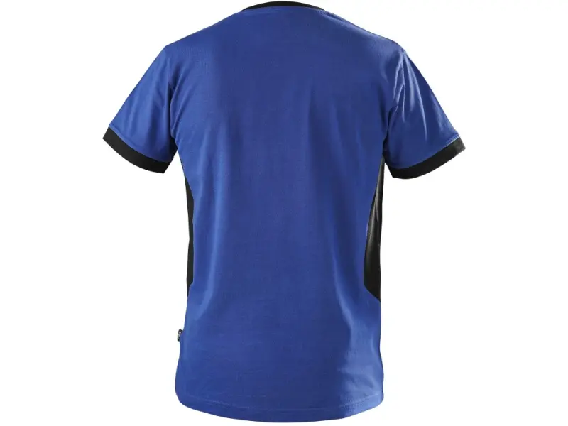 Tričko CXS OWEN, krátký rukáv, pánské, modro-černé, vel. XL