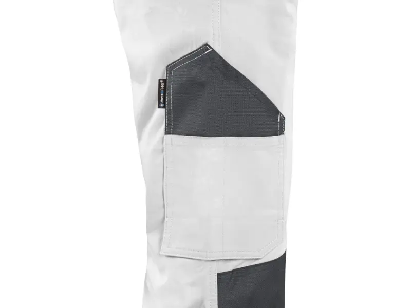 Kalhoty CXS SOLIS FLEX, pánské, bílo-šedé, vel. 56