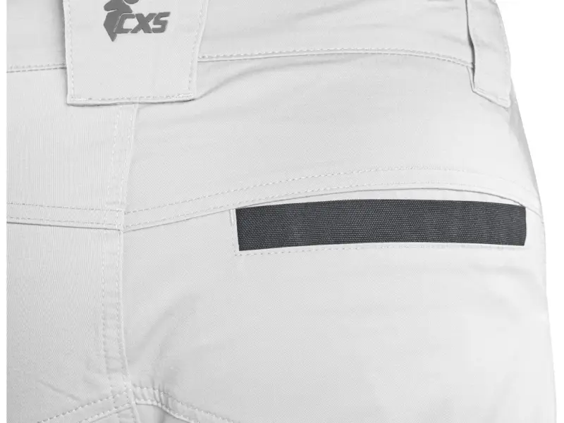 Kalhoty CXS SOLIS FLEX, pánské, bílo-šedé, vel. 60