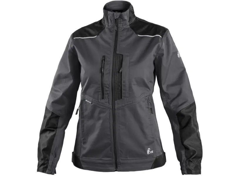 Blůza CXS SOLIS FLEX, dámská, šedo-černá, vel. 3XL