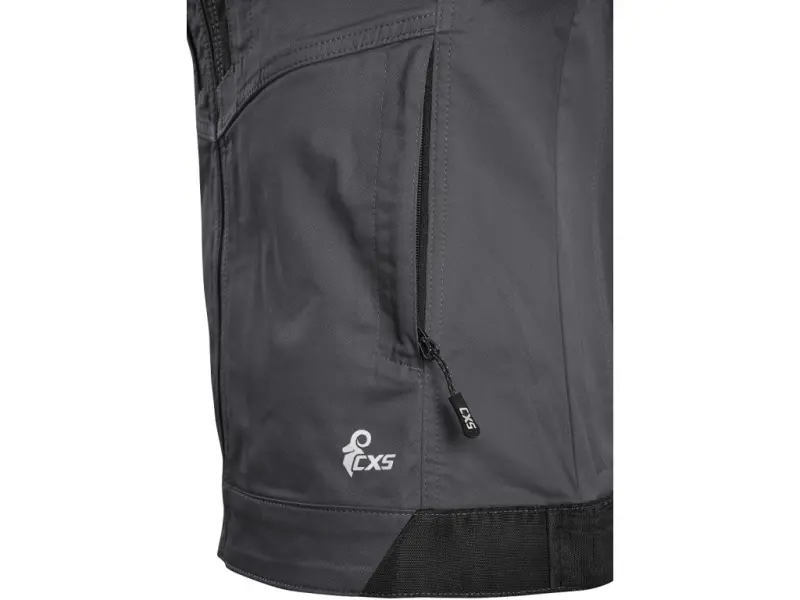Blůza CXS SOLIS FLEX, dámská, šedo-černá, vel. 3XL