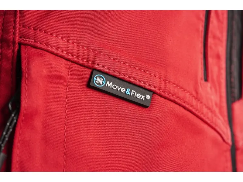 Blůza CXS SOLIS FLEX, dámská, červeno-černá, vel. 2XL
