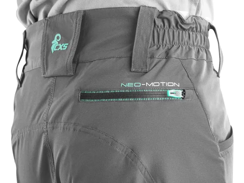 Kalhoty CXS NEO-MOTION, pánské, šedé, vel. 48