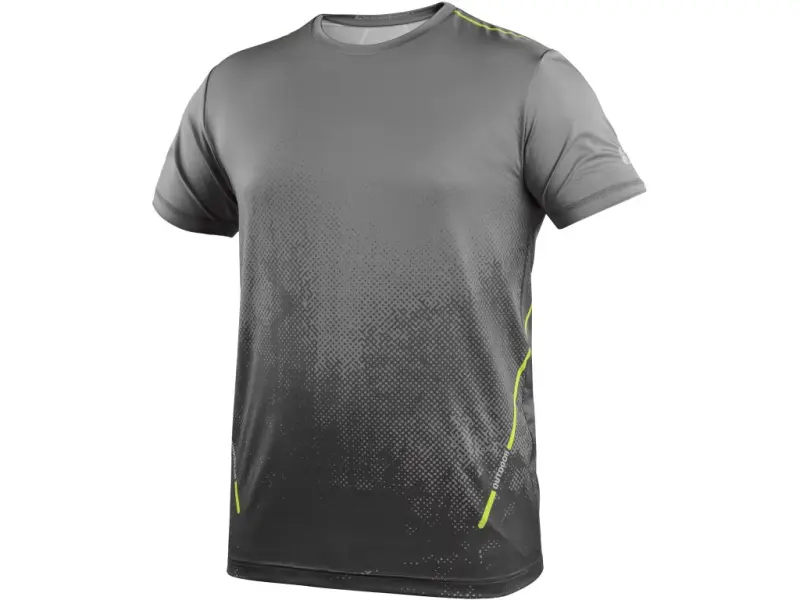 Tričko CXS SPORTY FLOW, krátký rukáv, šedé, vel. 2XL