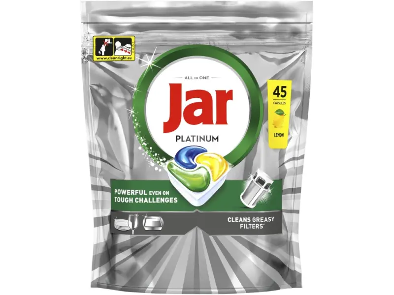JAR PLATINUM kapsle do myčky, bal. 45 ks