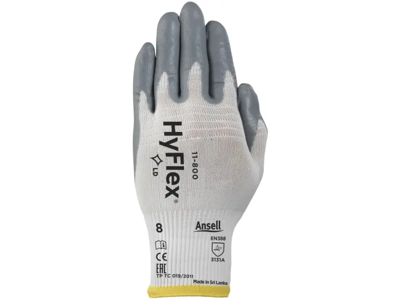 Rukavice ANSELL HYFLEX FOAM, máčené v nitrilu, vel. 08