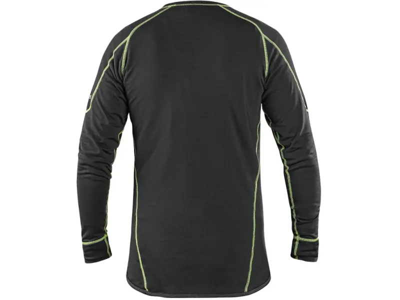 Tričko REWARD, funkční, dlouhý rukáv, pánské, černo-zelené, vel. 3XL Tričko REWARD, funkční, dlouhý rukáv, pánské, černo-zelené, vel. 3XL