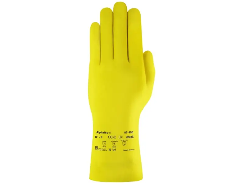 Rukavice ANSELL ECONOHANDS PLUS 87-190, máčené v latexu, vel. 09
