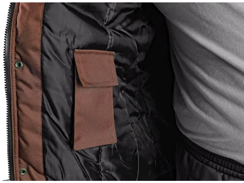 Bunda CXS IRVINE, zimní, pánská, hnědo-černá, vel. M Bunda CXS IRVINE, zimní, pánská, hnědo-černá, vel. M