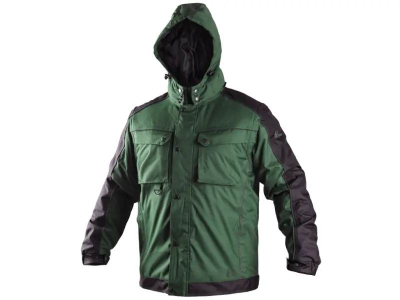 Bunda CXS IRVINE, zimní, pánská, zeleno-černá, vel. 4XL Bunda CXS IRVINE, zimní, pánská, zeleno-černá, vel. 4XL