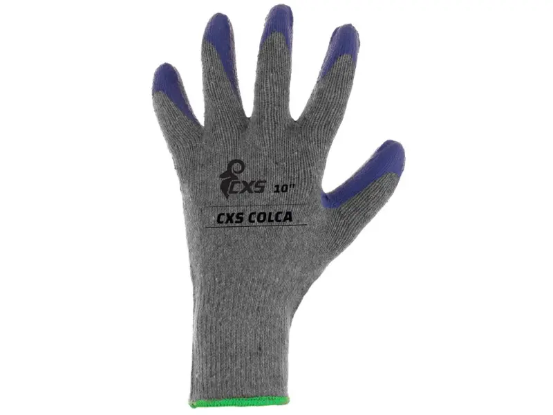 Rukavice CXS COLCA, máčené v latexu, vel. 08