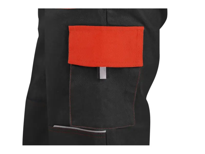 Kalhoty CXS LUXY JOSEF, pánské, černo-oranžové, vel. 58 Kalhoty CXS LUXY JOSEF, pánské, černo-oranžové, vel. 58