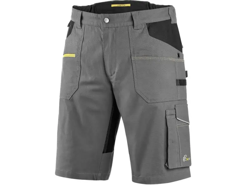 Kraťasy CXS STRETCH, pánské, šedo-černé, vel. 56 Kraťasy CXS STRETCH, pánské, šedo-černé, vel. 56