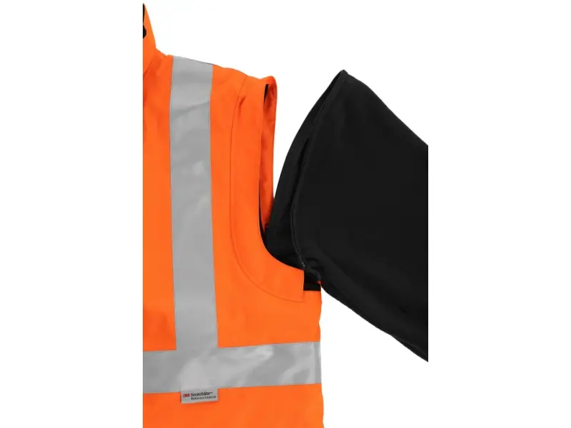 Bunda CXS LONDON, výstražná, pánská 5V1. oranžovo-modrá