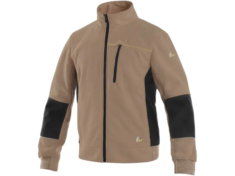 Mikina CXS TEXAS, pánská, béžovo-černá, vel. 2XL