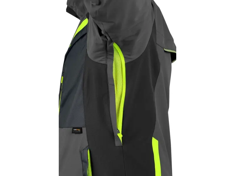 Blůza CXS NAOS, pánská, šedo-černá, HV žluté doplňky, roz. 60