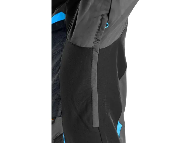 Blůza CXS NAOS, pánská, šedo-černá, HV modré doplňky, vel. 56