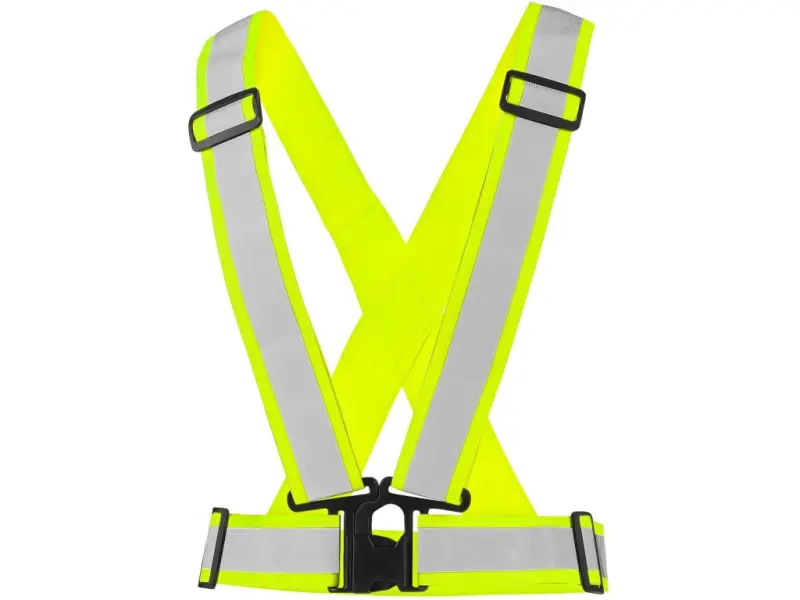 Reflexní elastický KŘÍŽ CROSS, žlutý