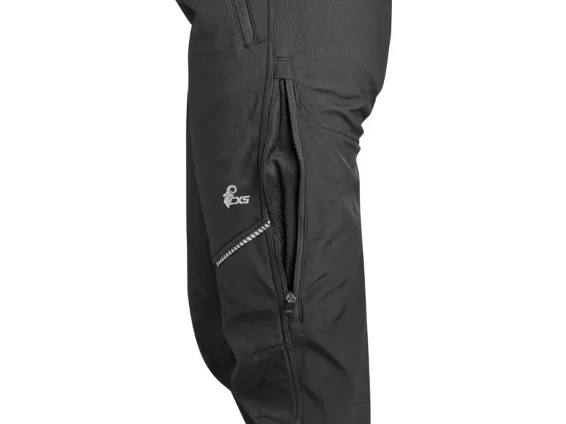 Kalhoty CXS TRENTON, zimní softshell, pánské, černé