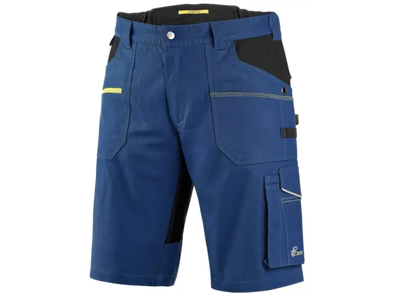 Kraťasy CXS STRETCH, pánské, tmavě modré-černé Kraťasy CXS STRETCH, pánské, tmavě modré-černé