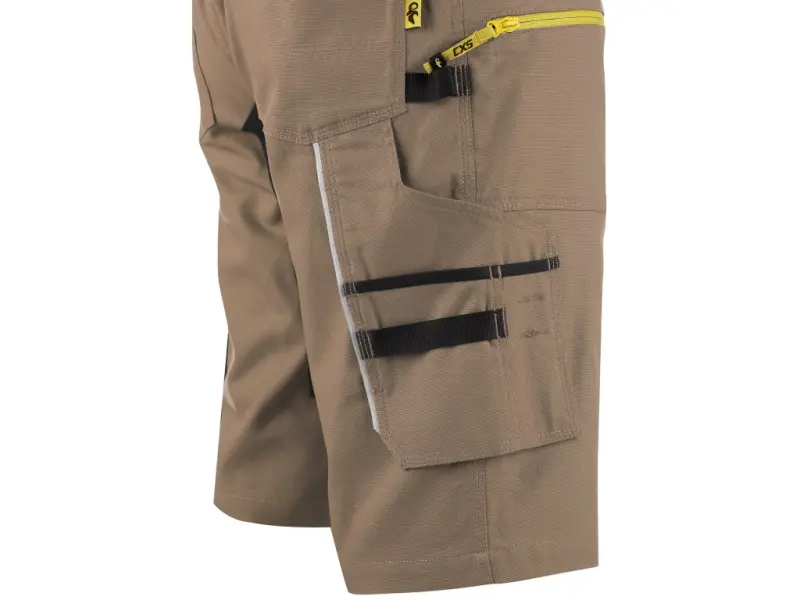 Kraťasy CXS STRETCH, pánské, béžovo-černé Kraťasy CXS STRETCH, pánské, béžovo-černé