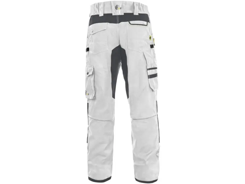 Kalhoty CXS STRETCH, pánské, bílo - šedé, vel. 52