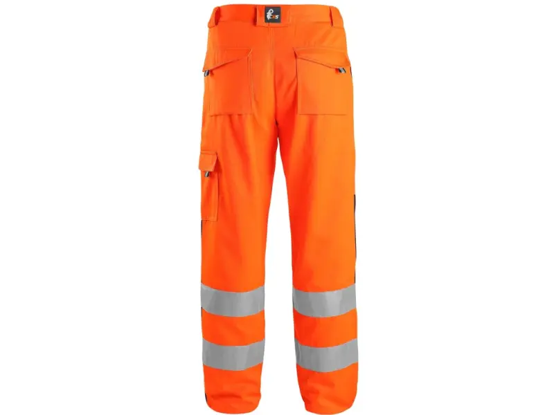Kalhoty CXS NORWICH, výstražné, 170-176cm, oranžovo-modré, vel. 64