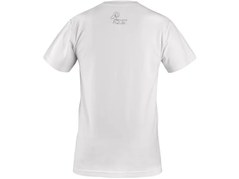 Tričko CXS WILDER, krátký rukáv, potisk CXS logo, bílé, vel. 3XL