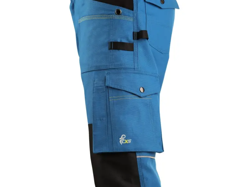 Kalhoty 3/4 CXS STRETCH, pánské, středně modré-černé, vel. 52