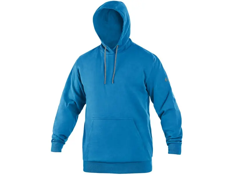 Mikina s kapucí CXS ARYN, azurově modrá, vel. XL Mikina s kapucí CXS ARYN, azurově modrá, vel. XL