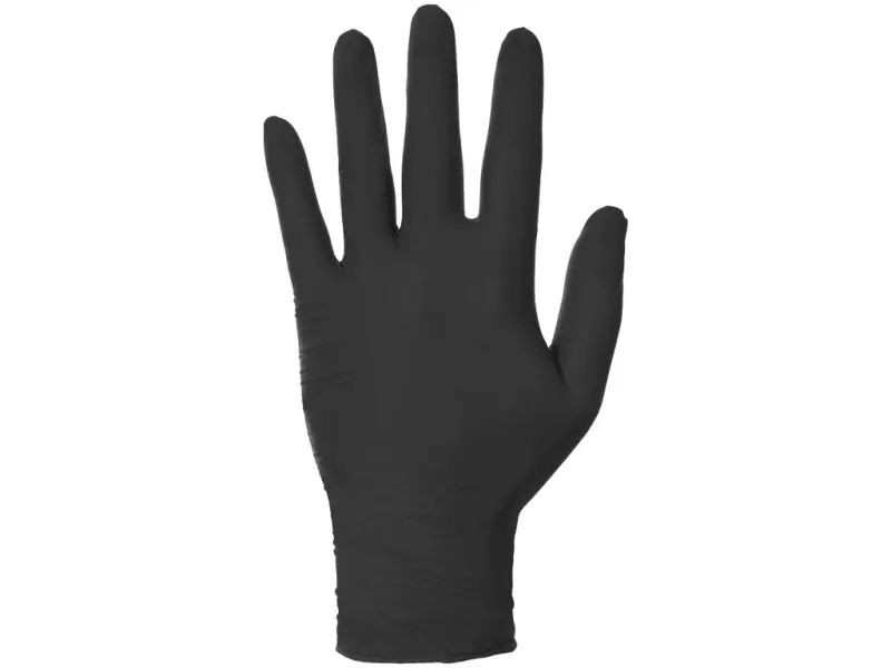 Rukavice CXS STERN BLACK, jednorázové, nitrilové, vel. 8