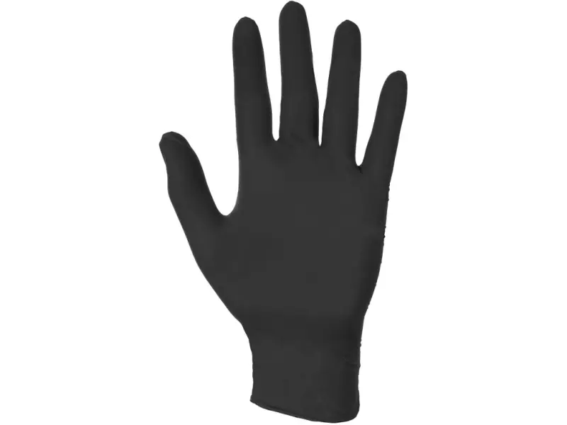 Rukavice CXS STERN BLACK, jednorázové, nitrilové, vel. 8