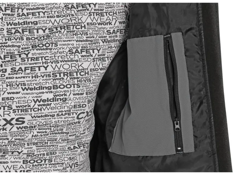 Bunda CXS STRETCH, pánská, softshell, šedá, vel. M