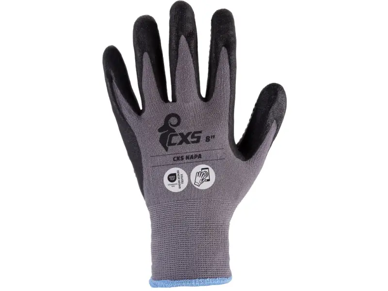 Rukavice CXS NAPA, máčené v nitrilu, vel. 08