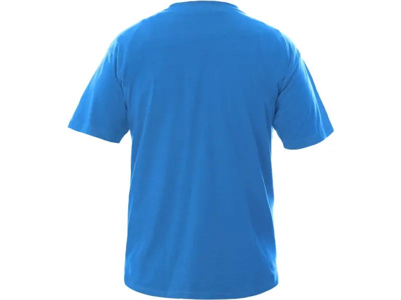 Tričko CXS DANIEL, krátký rukáv, azurově modré, vel. 3XL
