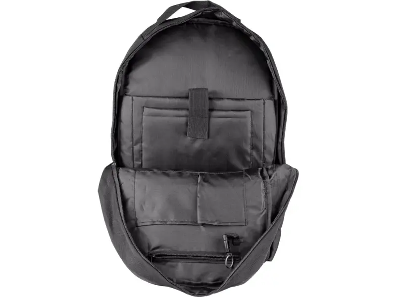 Batoh CXS LEONIS, černý s modro/červenými doplňky Batoh CXS LEONIS, černý s modro/červenými doplňky